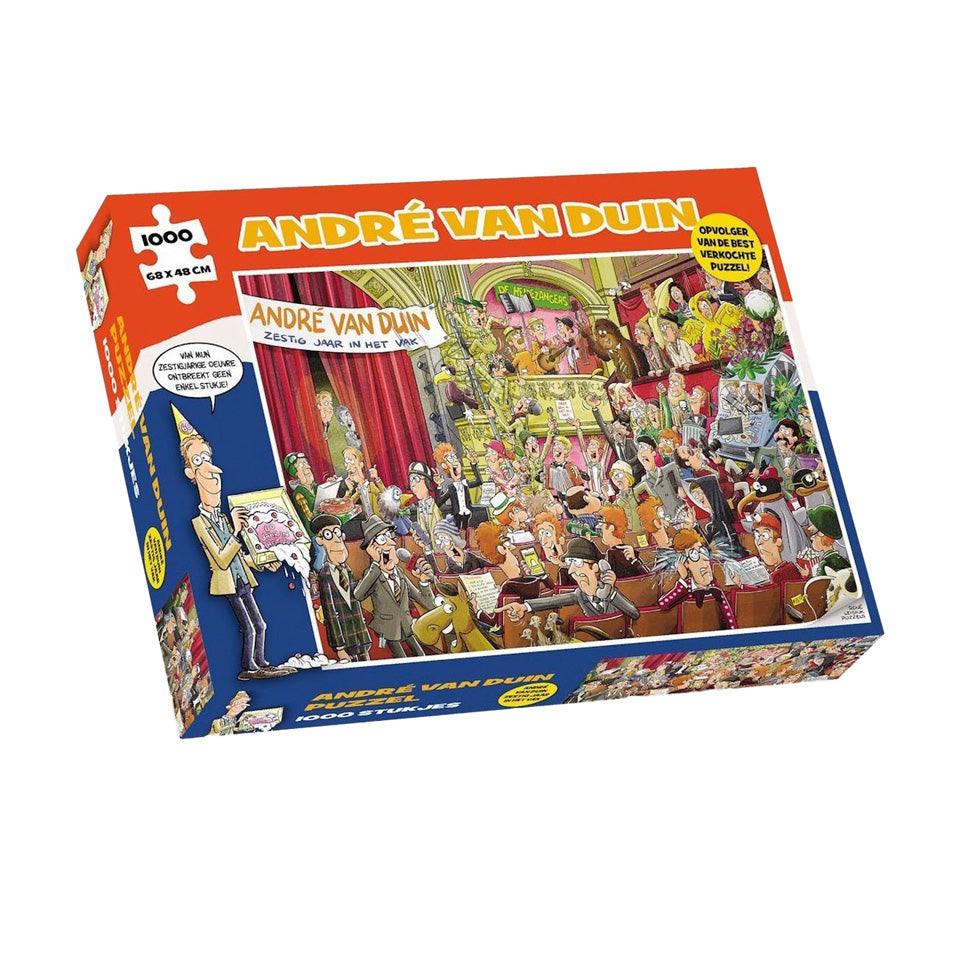 Puzzle André van Duin - 60 ans d'activité, 1000 mcx.