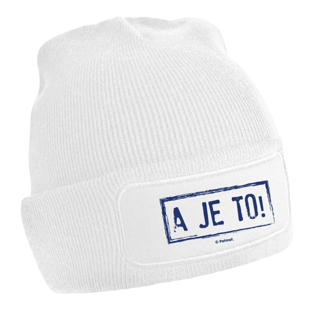 Chapeau de voisin et voisin - cachet blanc