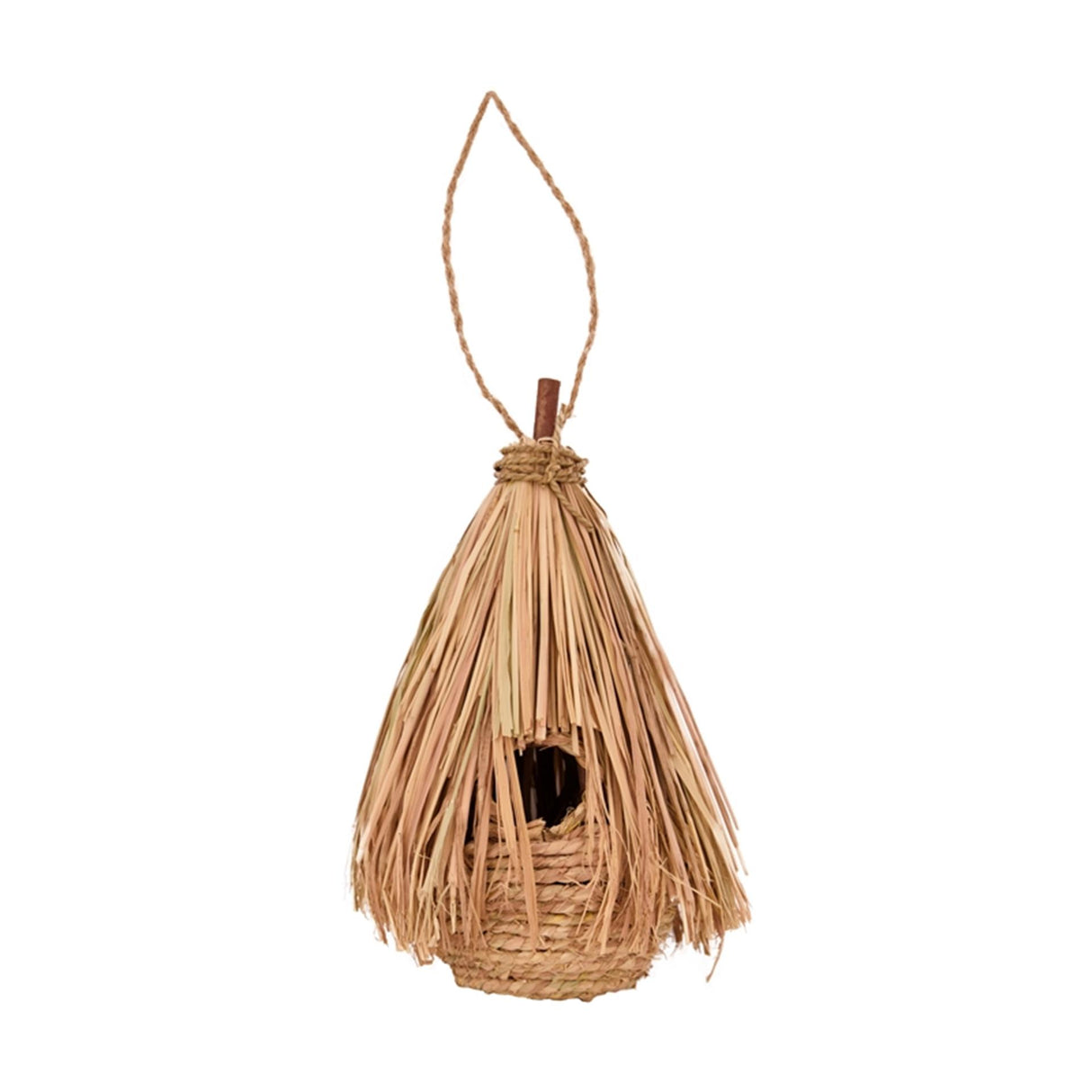 Nichoir à oiseaux en jonc de mer Collections Naturelles ø33x38cm