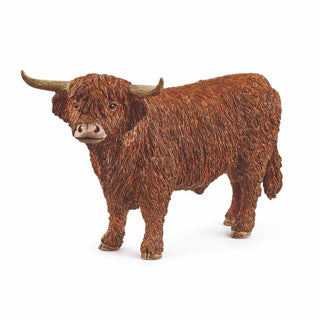 Monde agricole Schleich - Taureau des Highlands - Figurine de jeu - Jouets pour enfants pour garçons et filles - 3 à 8 ans - 13919