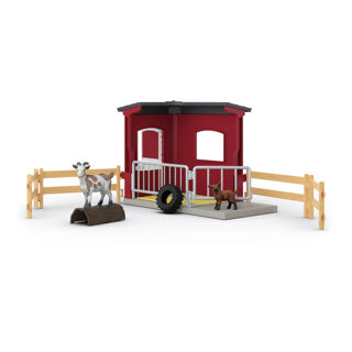 Écurie de chèvres du monde agricole Schleich 42726