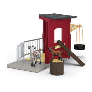 Écurie de chèvres du monde agricole Schleich 42726