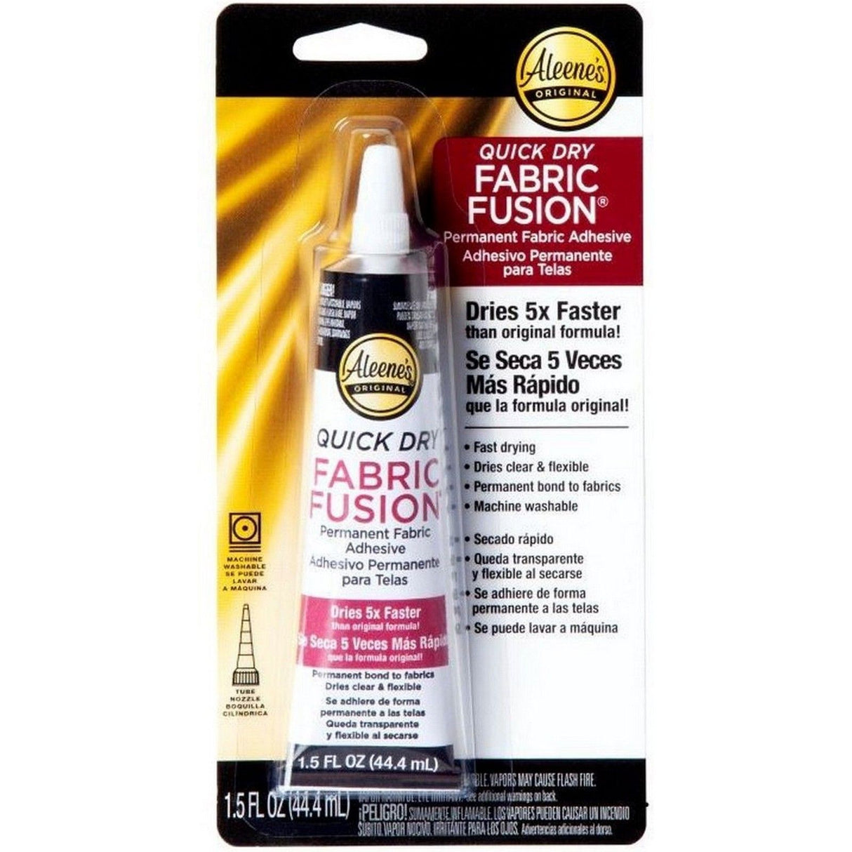 Aleene's • bouteille de colle textile fusion de tissus à séchage rapide 44 ml