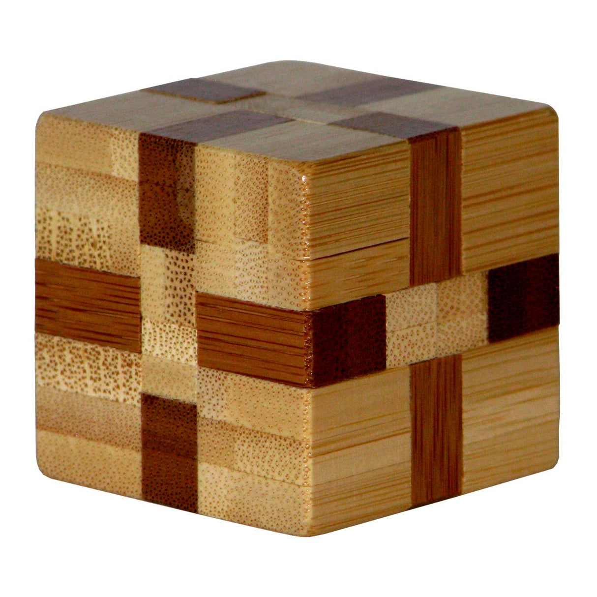 Cube de puzzle cérébral en bambou Eureka 3D ***