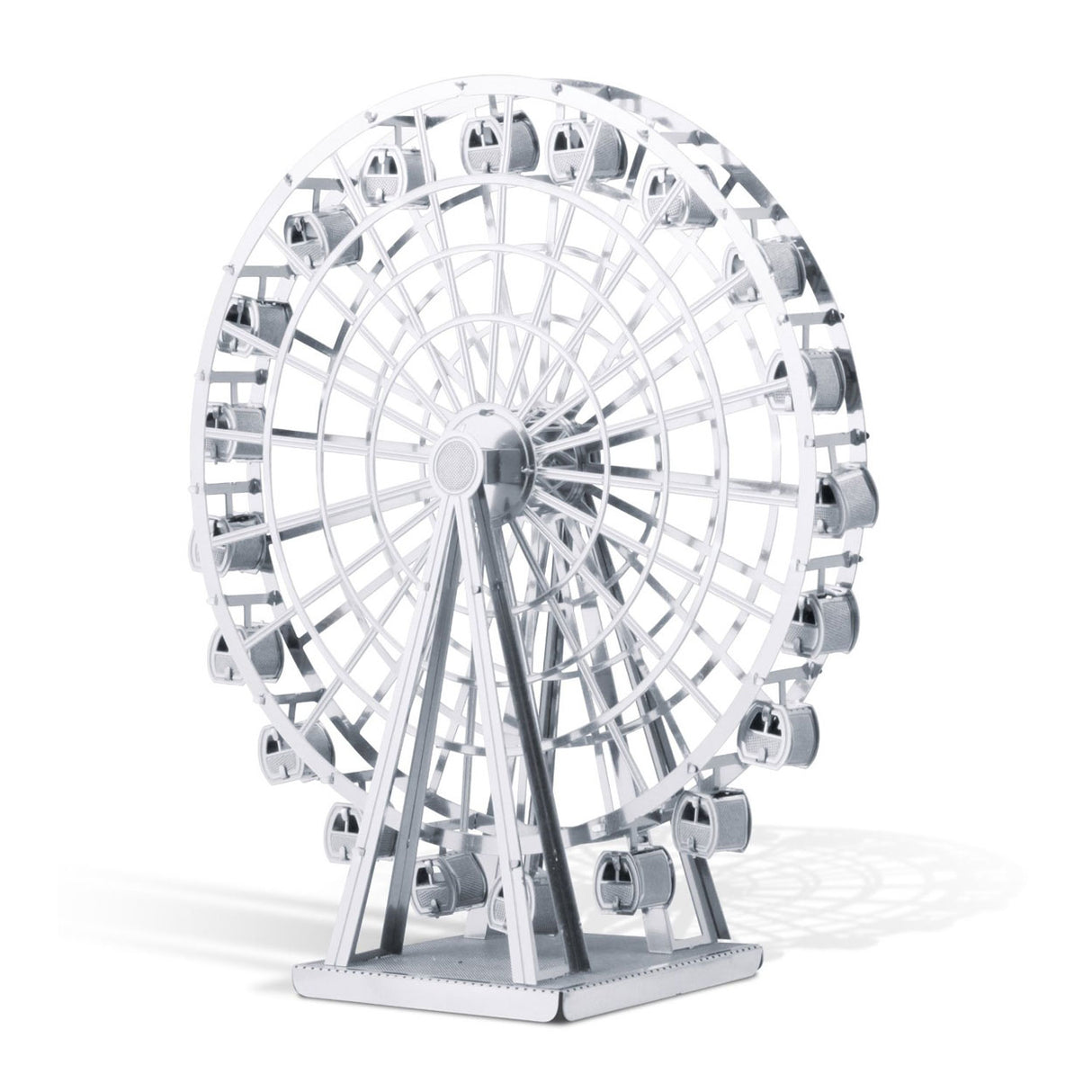 Grande roue en métal Eureka, édition argent