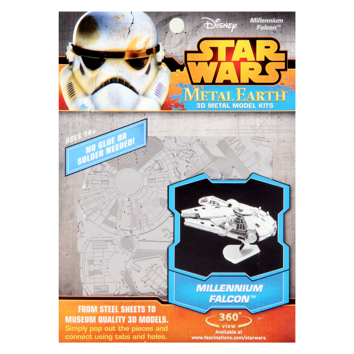 Eureka métal terre star wars faucon millénaire