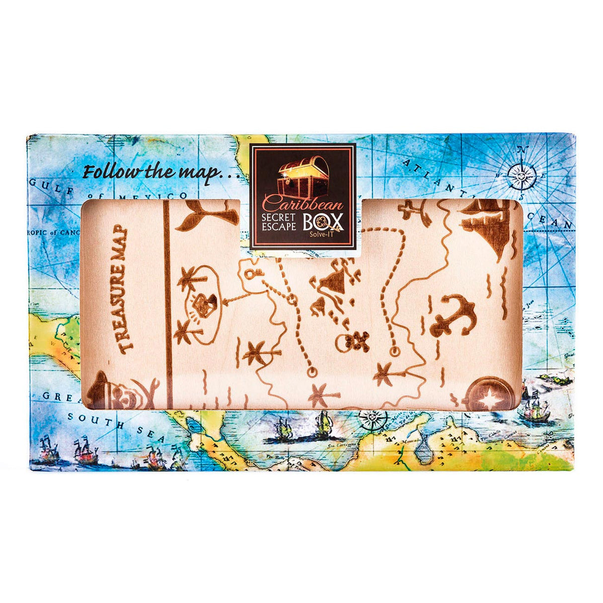 Eureka Brein Puzzle Boîte d'évasion en bois - Caraïbes ***