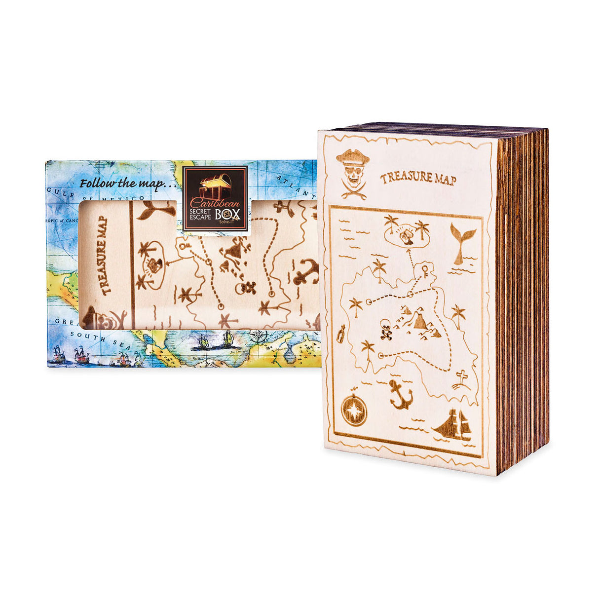 Eureka Brein Puzzle Boîte d'évasion en bois - Caraïbes ***
