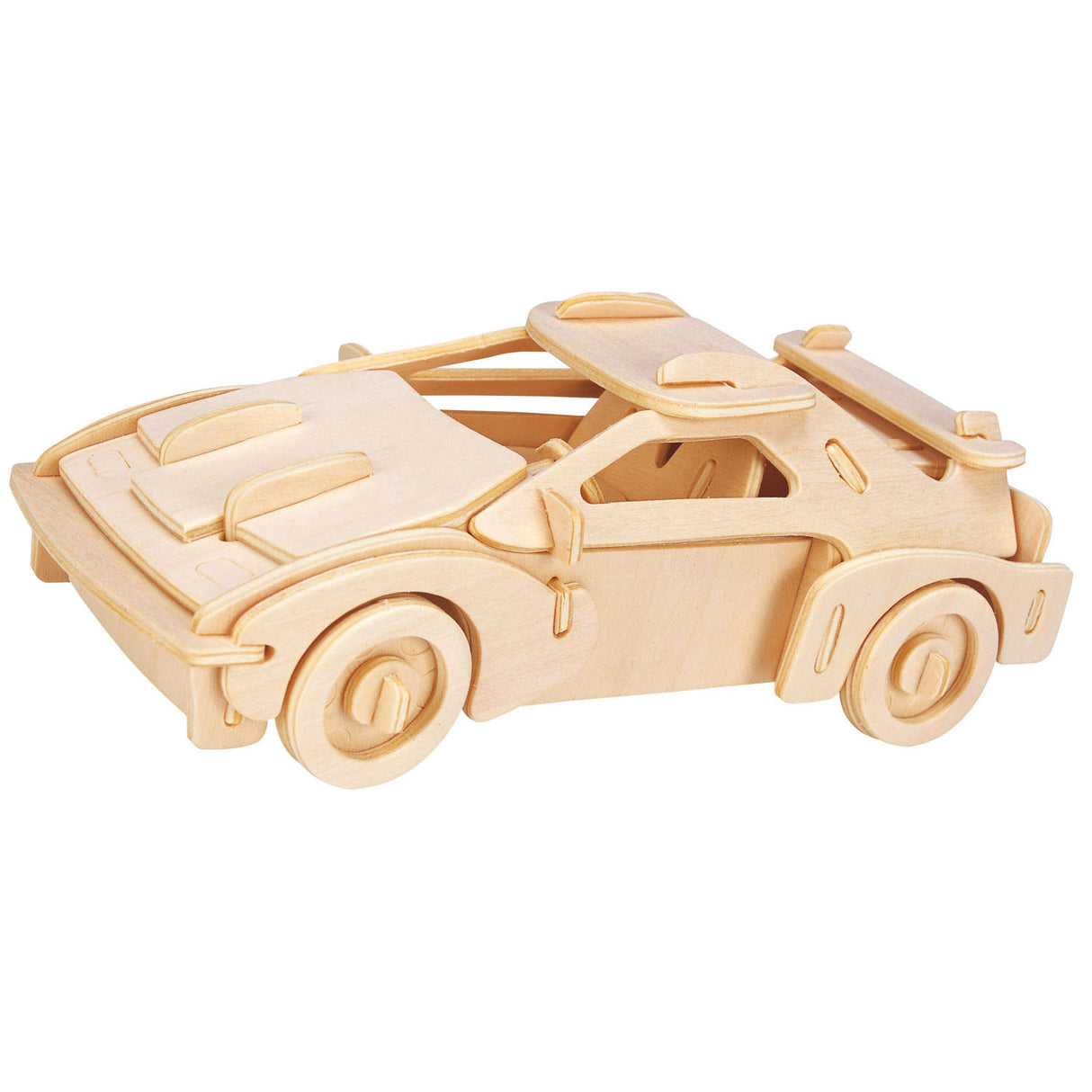 Kit de construction en bois 3d atelier d'Eureka Gepetto - voiture de course