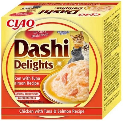 Inaba Dashi Delights Poulet avec le saumon de thon
