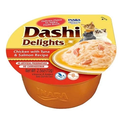 Inaba Dashi Delights Poulet avec le saumon de thon