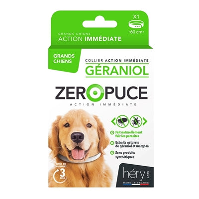 Martin Hery Zeropuce Fleee Band Dog Geraniol sans Chemicalien