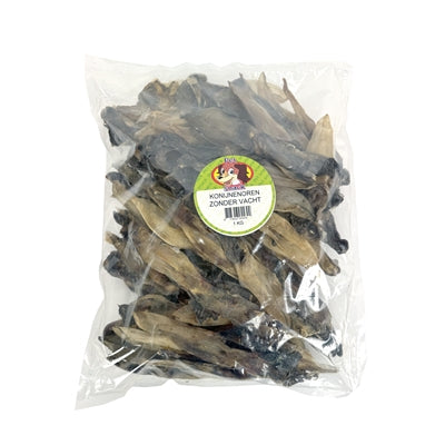 Oreilles de lapin Petsnack sans fourrure