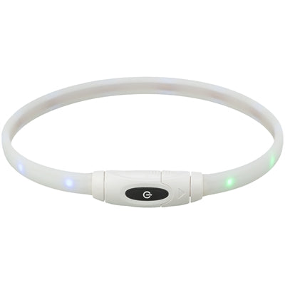 Trixie collier pour chien lumineux USB silicone rechargeable multicolore