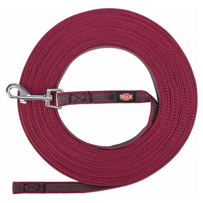 Trixie Dog Lash Tow Line avec Rubber Anti -slip Sangria Red