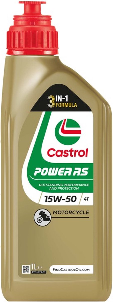 Huile Castrol power rs 4t 15w50 1 litre