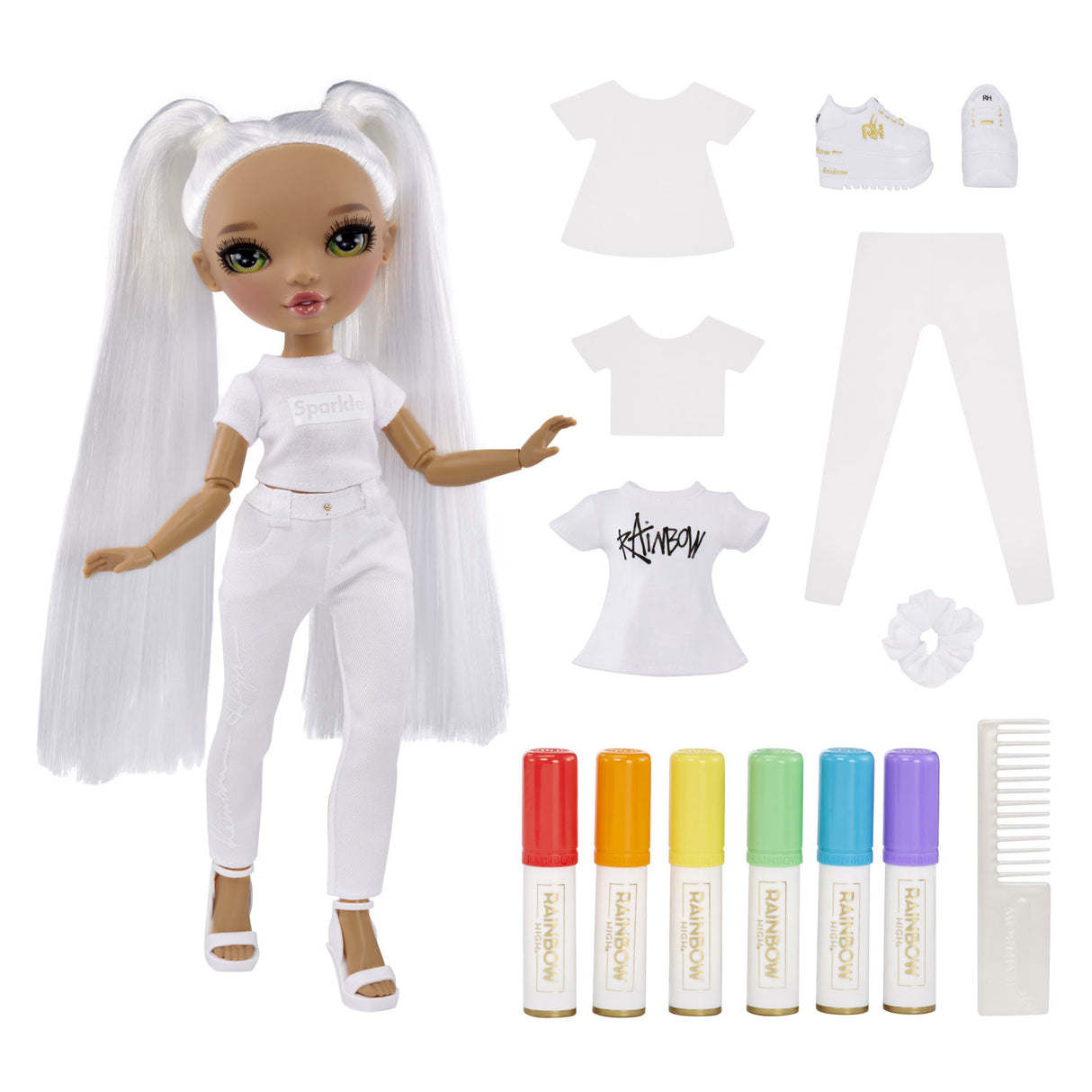 Rainbow High Rainbow High Color Créer la mode Fashion pop vert