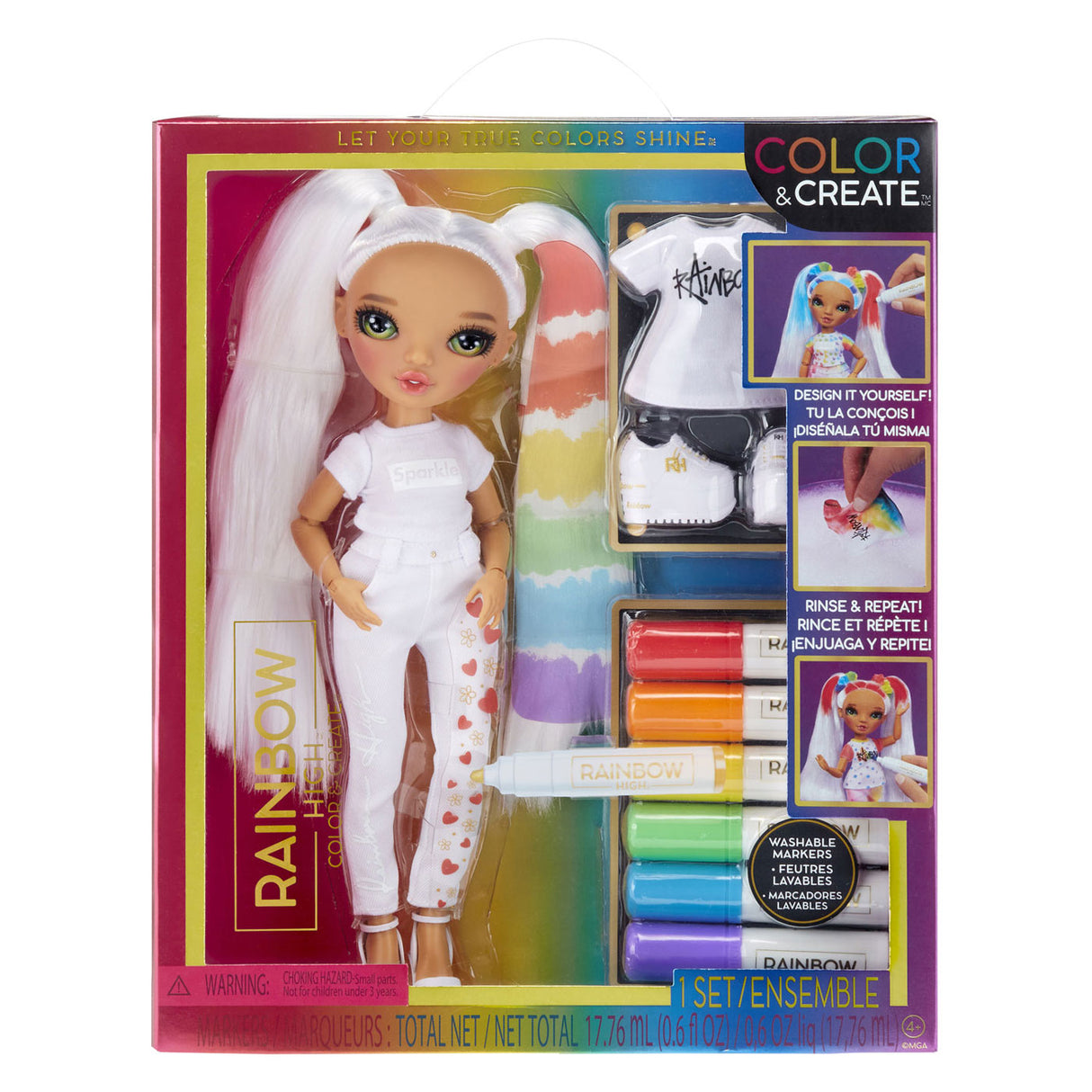 Rainbow High Rainbow High Color Créer la mode Fashion pop vert