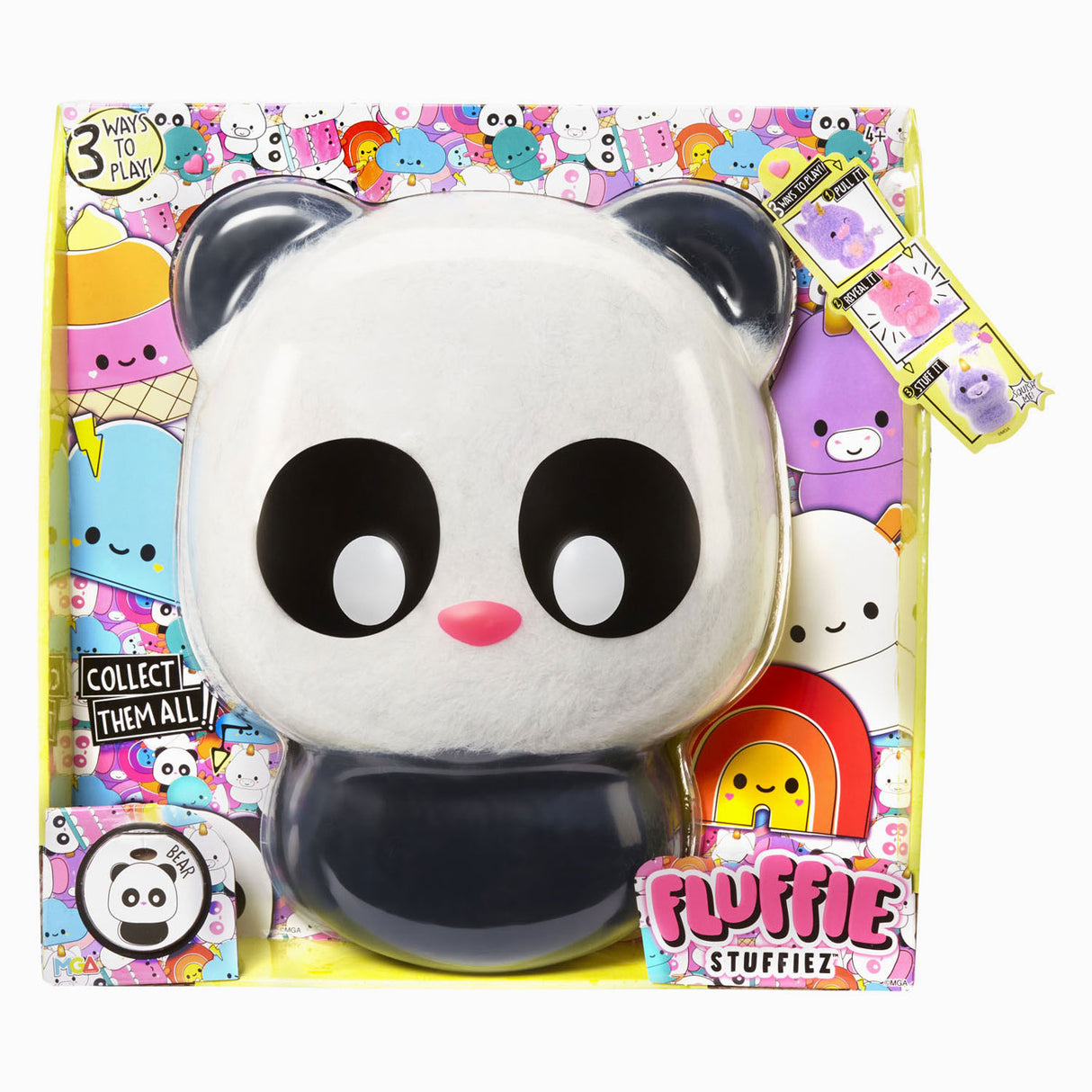 Mga entertainment fluffie stuffiez grande peluche - panda