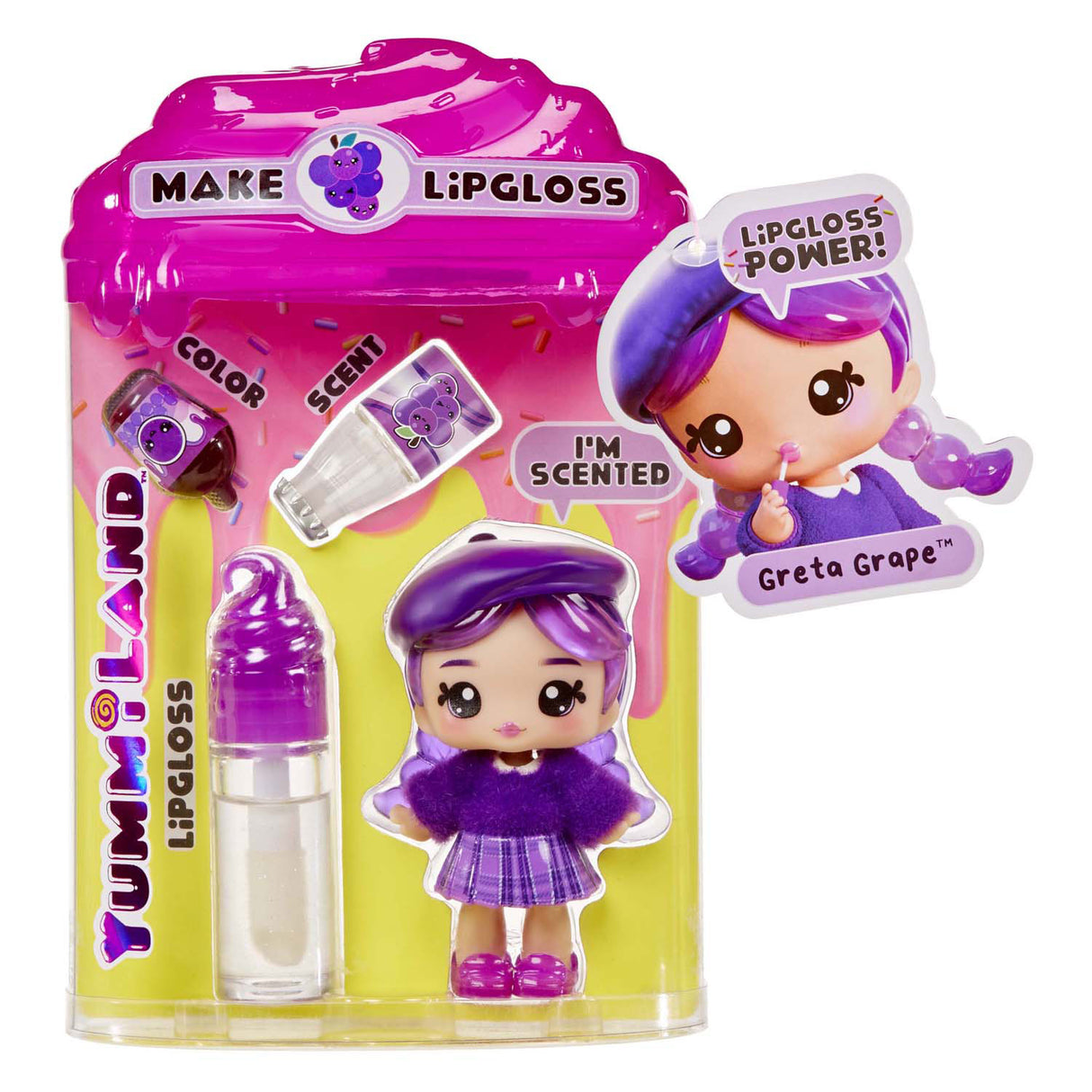 Mga Entertainment Yummiland brillant à lèvres pop greta raisin