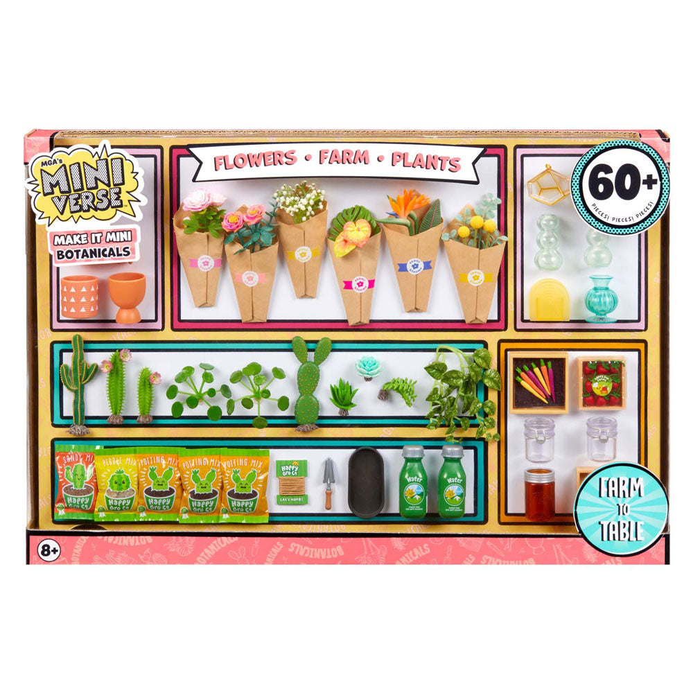 Mga entertainment mga's miniverse - faites-en des mini pots de plantes botaniques