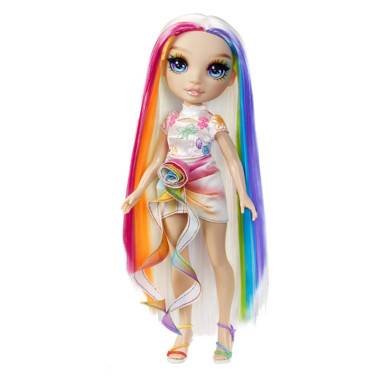 Mga entertainment poupée haute couture arc-en-ciel avec craie pour cheveux - arc-en-ciel amaya