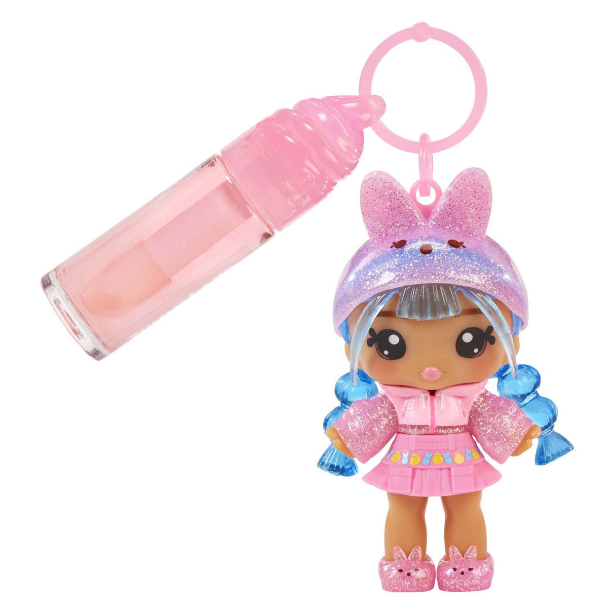 Mga Entertainment Yummiland Doll - Pâques Marsha Peeps Rose avec ensemble de brillant à lèvres