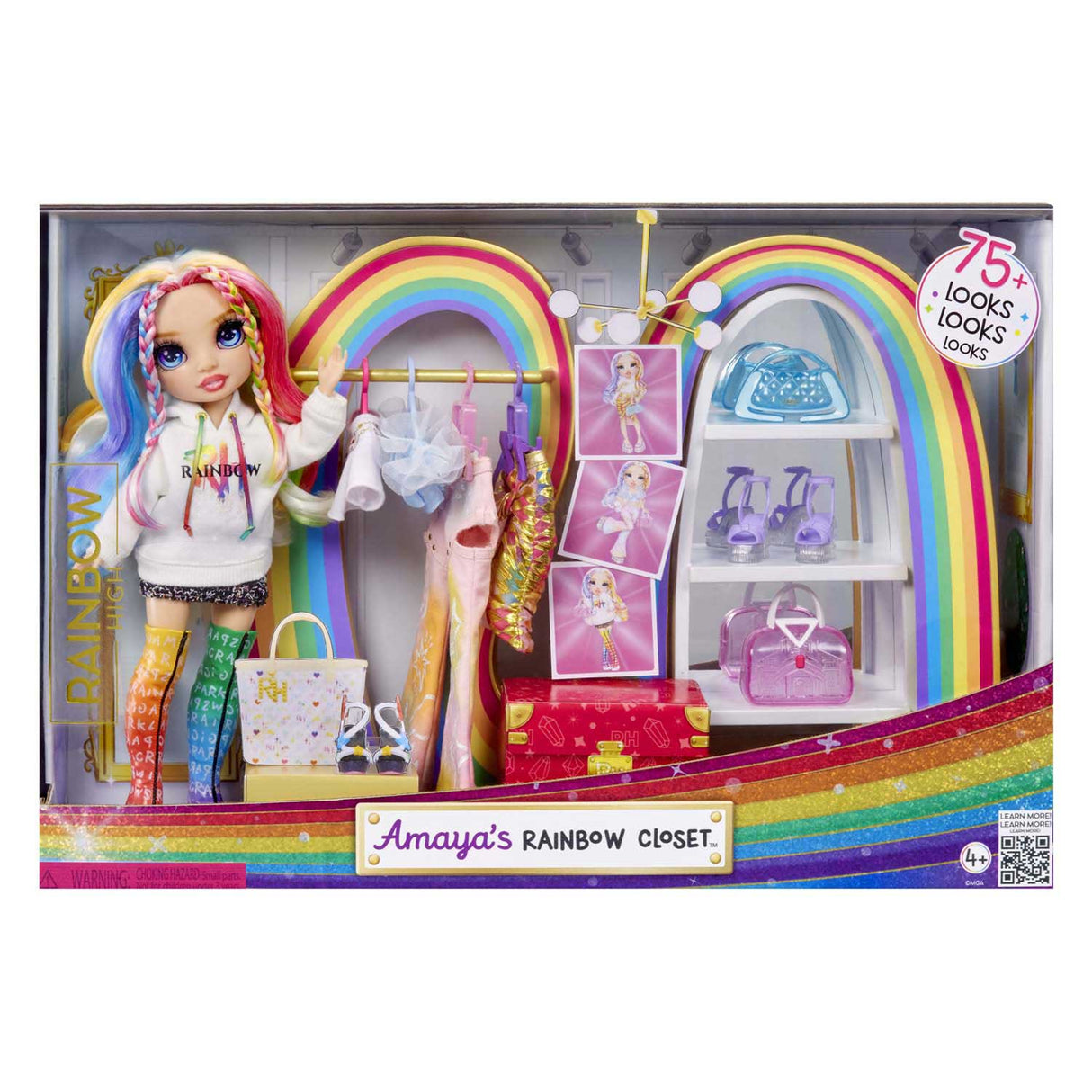 Mga Entertainment Rainbow High Ensemble de jeu pour placard arc-en-ciel d'Amaya