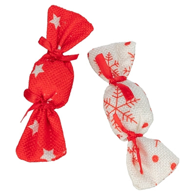 Tissu Trixie avec des bonbons de Noël