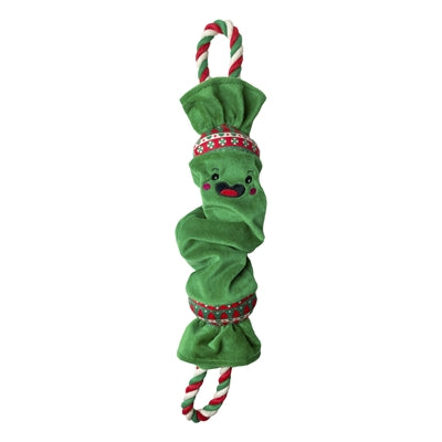 Happy Pet Top N Tail Ropee Christmas Cracker Vert