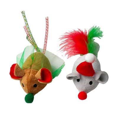 Souris de Noël de luxe pour animaux de compagnie heureux