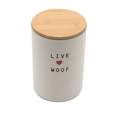 Pot de conservation Croci homy wooftreats en céramique