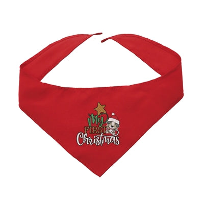 Croci Noël mon premier ensemble de chien de Noël chapeau bandana os