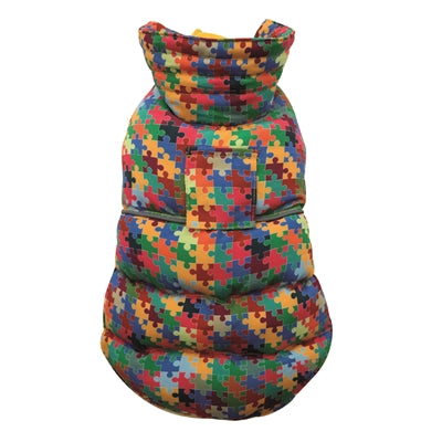 Croci manteau pour chien puzzle doublé