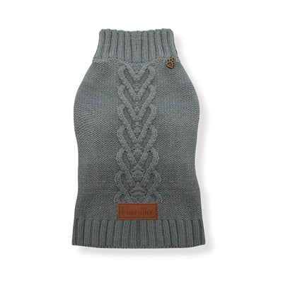 Pull pour chien Croci homy celtique gris