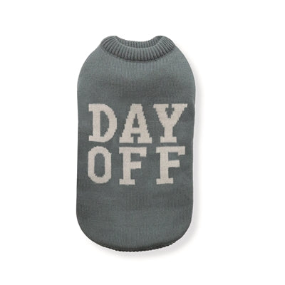 Pull pour chien Croci Homy Day Off gris