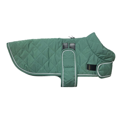 Manteau pour chien Happy Pet Go Walk matelassé vert sarcelle