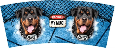 Plenty Gifts tasse rottweiler bleu