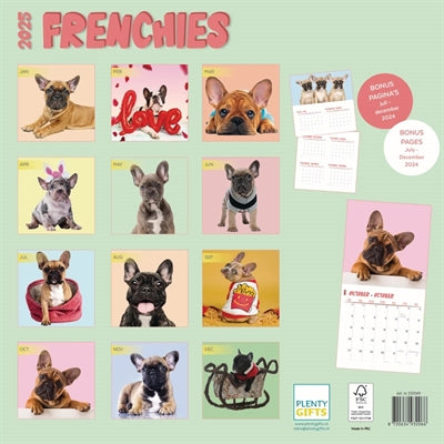 Calendrier Frenchies studio 2025
