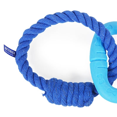 Corde en caoutchouc triangulaire Battersea bleue