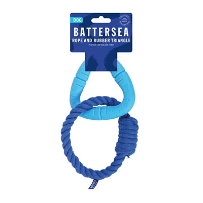 Corde en caoutchouc triangulaire Battersea bleue