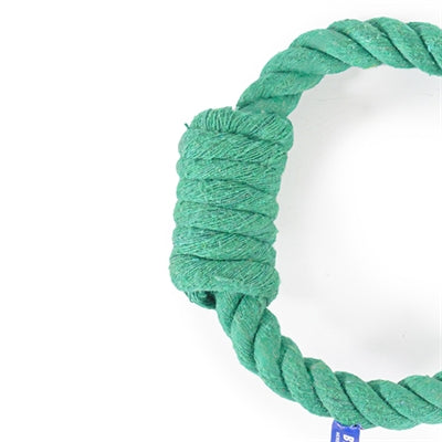 Anneau Battersea corde en caoutchouc vert