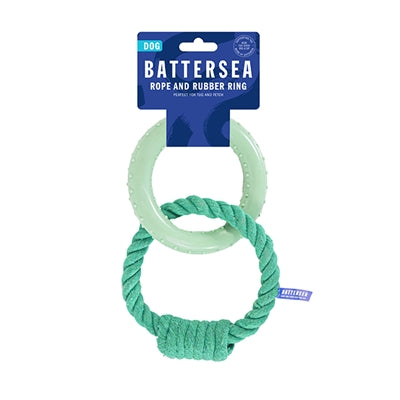 Anneau Battersea corde en caoutchouc vert