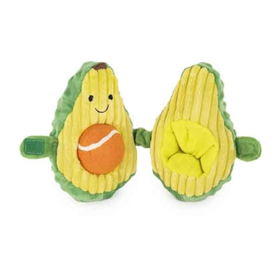 Peluche Avocat en Palissandre avec balle de tennis