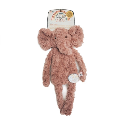 Peluche mon chien éléphant rose