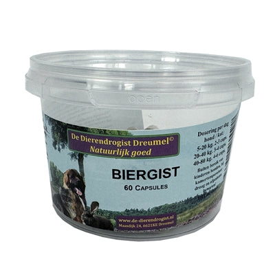 Capsules de levure de bière de pharmacie animale