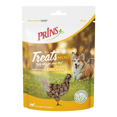 Prince traite des mini-poulets