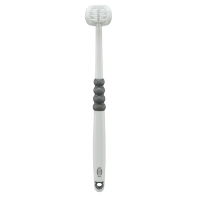 Trixie brosse à dents 3 têtes chien chat blanc gris