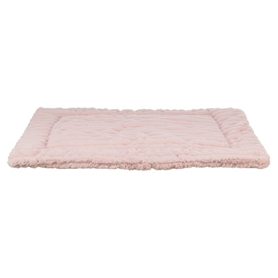 Tapis de salon Trixie lonni velours côtelé rose
