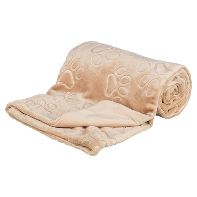 Trixie couverture pour chien Barry peluche douce beige